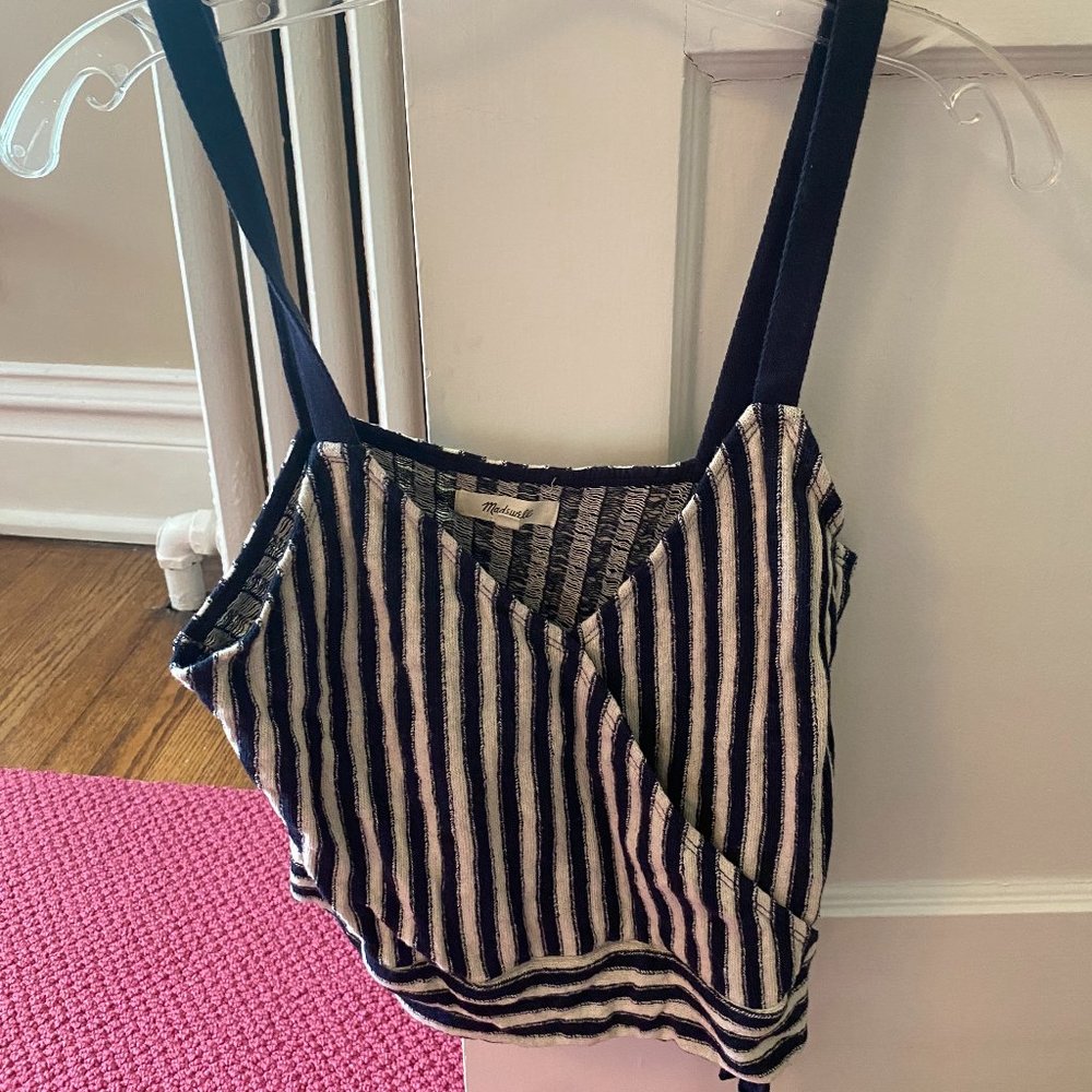Madewell Cross Body Striped Tank